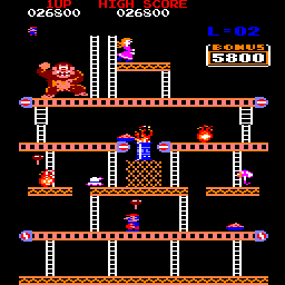 Screenshot of Donkey Kong