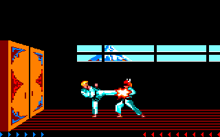 Screenshot of Karateka