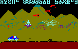 Screenshot of Moon Buggy