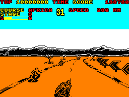 Screenshot of Super Hang-On