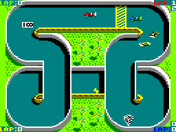 Screenshot of Super Sprint